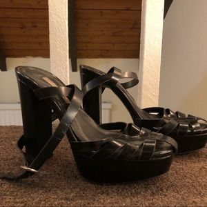 Zara Strappy Platform Heels